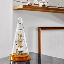 Hermle Mantel Skeleton Clock Cherry-Leyton